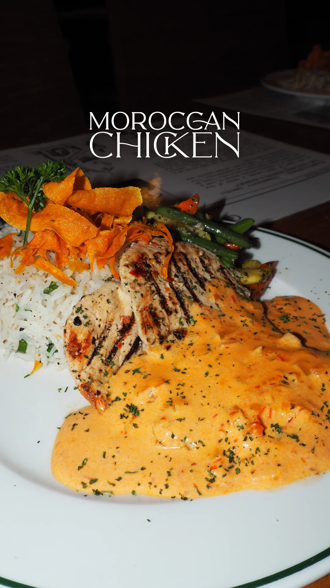 Grilled Chicken with Moroccan